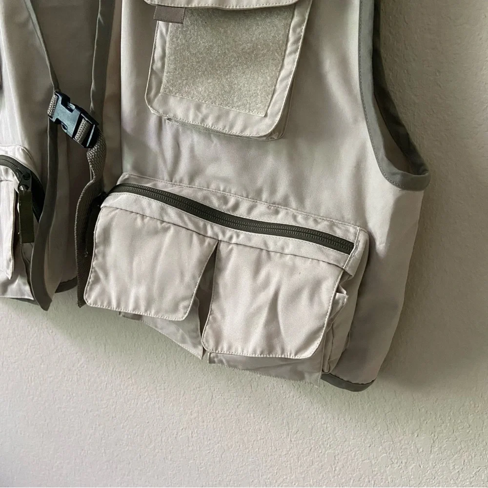 FINAL PRICE:  COPPER  RIVER | Cabela's Tan Fishing Vest Size XL - Picture 6 of 15